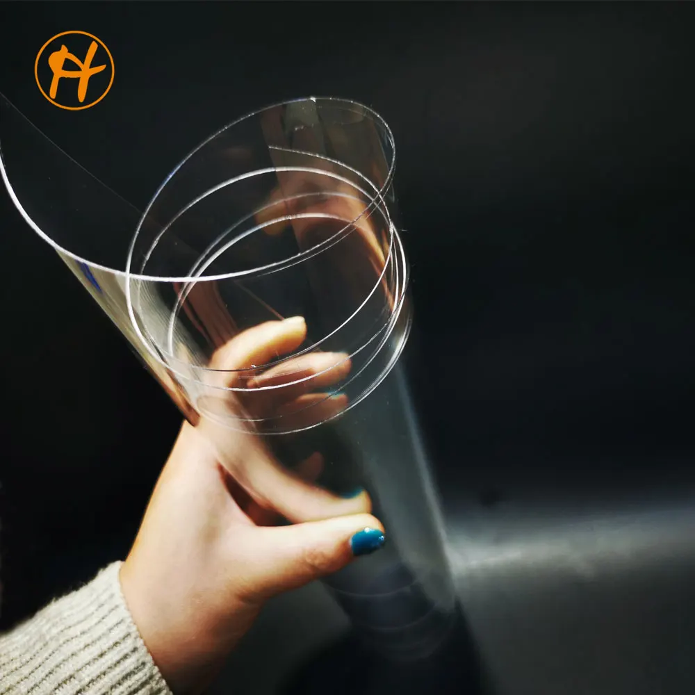 Пищевой класс 0,25/0,5/0,8/1,0/1,5/2,0 мм прозрачная ПЭТ листовая пленка рулон для термоформовки