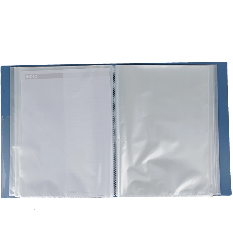 100 Pocket Protector Presentation Book A4 Size 200 Page Capacity Available for Report Sheets Artworks Music Sheet Clippings