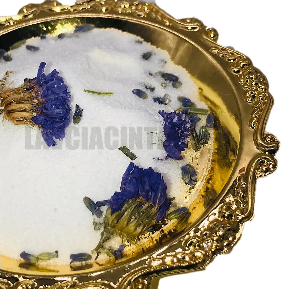 Стеклянная банка с ароматическими цветами восстанавливающая соль для ванны натуральная эпсома Соль Мертвого моря Замачивание тела