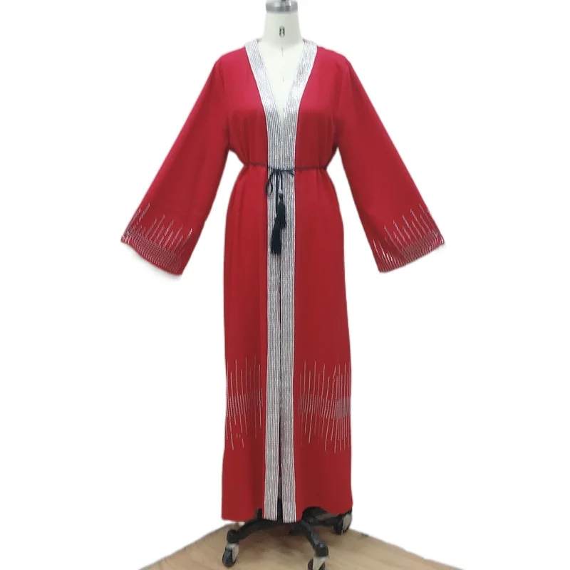 Мусульманский женский кардиган, распродажа, платье-абайя, мусульманский кардиган для девушек и женщин