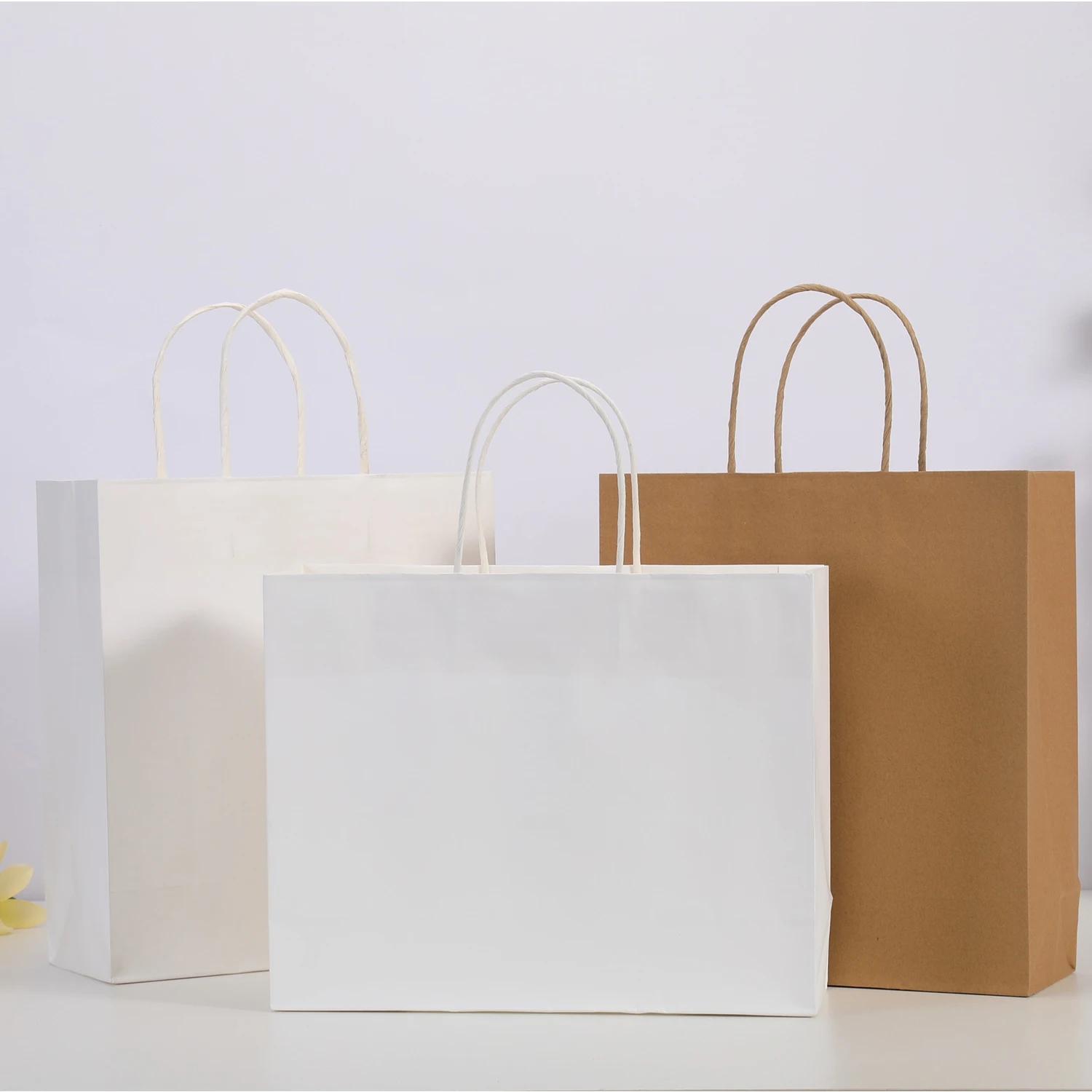 Оптовая продажа, коричневый пакет из крафт-бумаги, 100 шт., экологически чистый, принимаем Индивидуальные Упаковочные пакеты