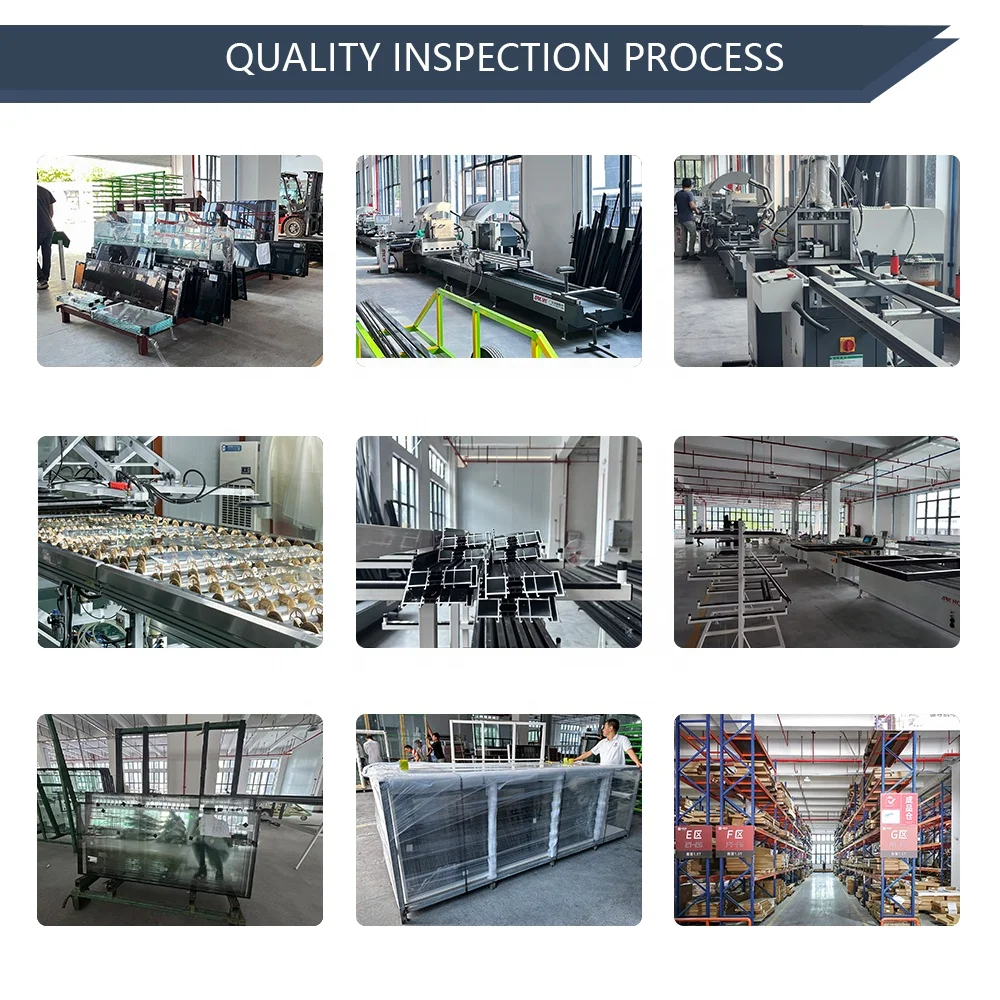 PA Exterior Thermal Break Heavy Duty Aluminium Glass Sliding Doors and windows Designs