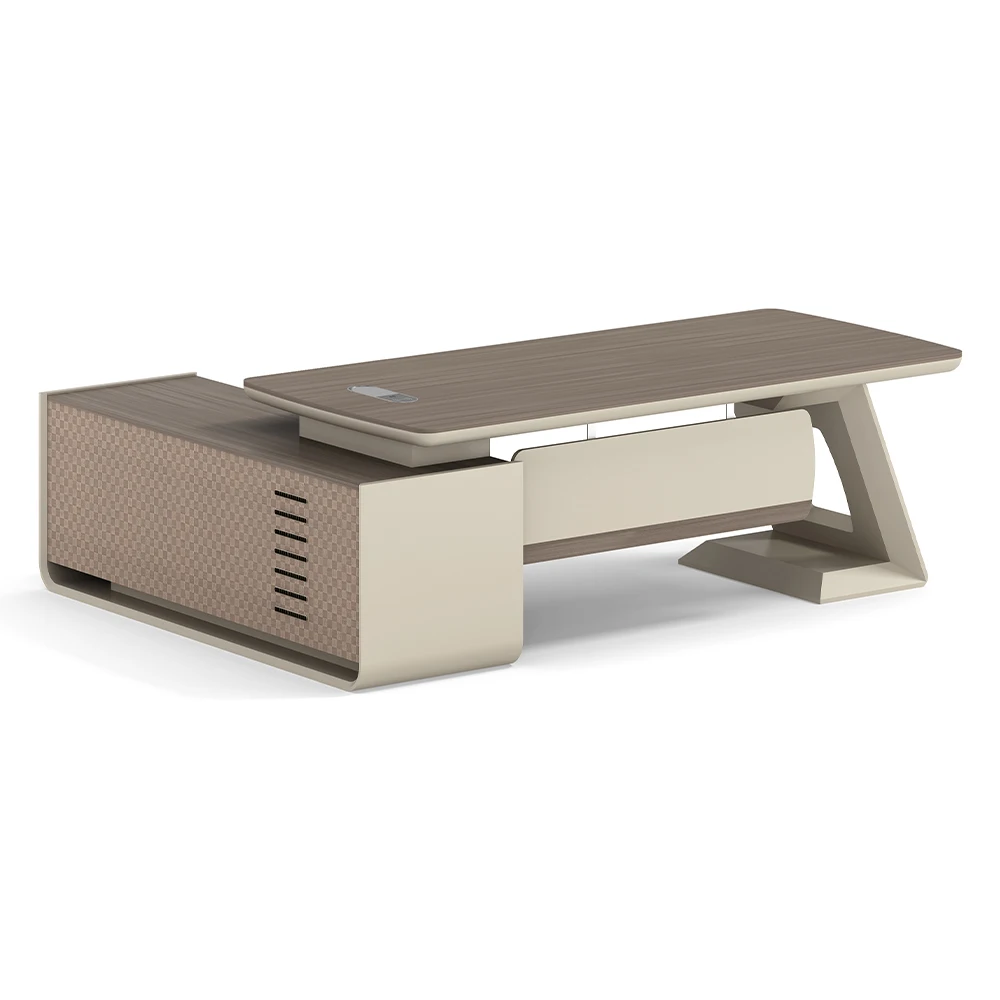 Luxury Office Desk High End Modern Office Table Boss Ceo Desk Wooden Executive Office Desk