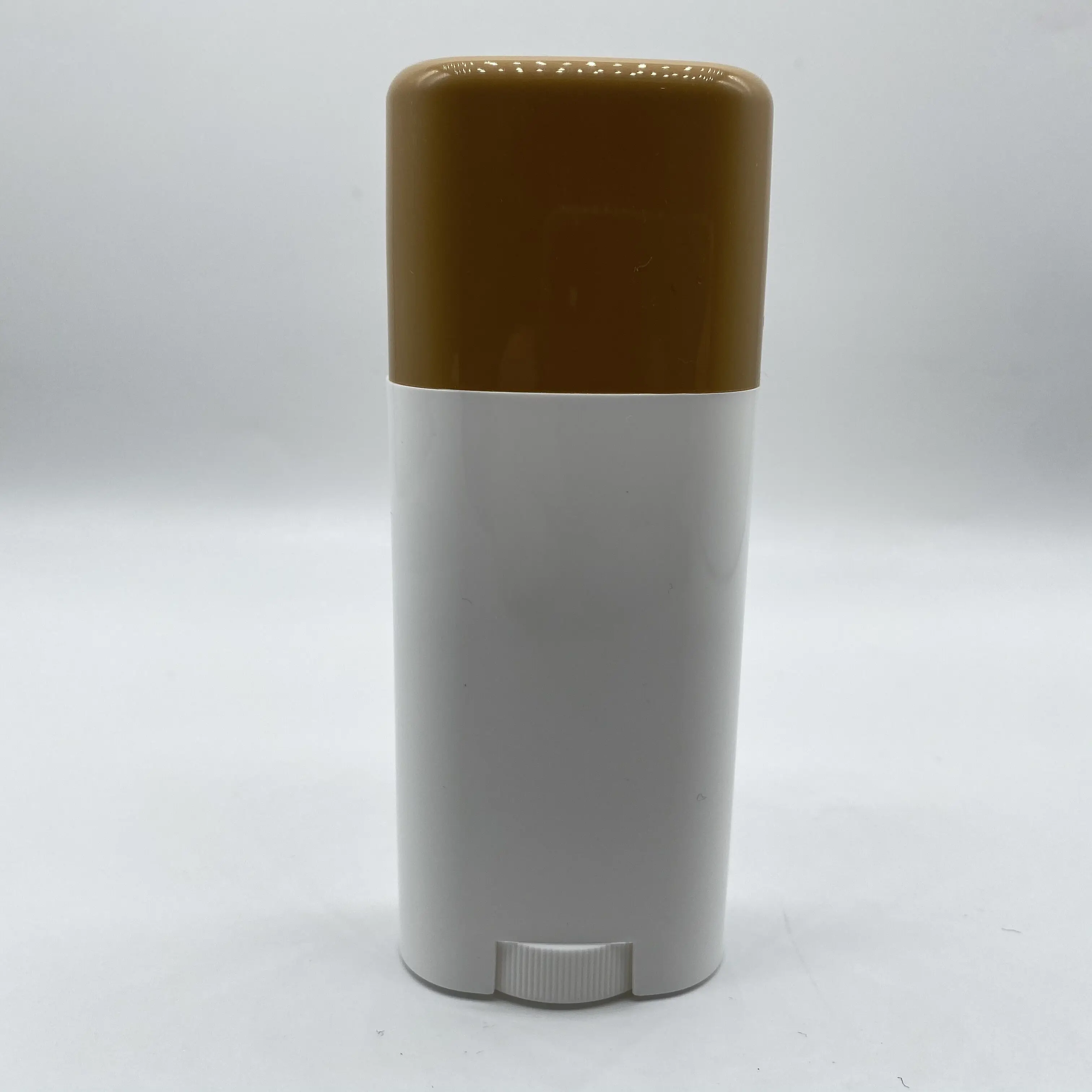 Empty Bottle 15g 30g 50g 75g Wax Solid Cream Oval Flat Plastic Tubes/ Twist Up Container for Deodorant