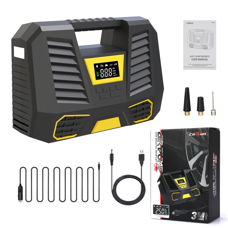 CARSUN Best-selling Cordless Motorcycles Tire Inflators Recharge 22 Cylinder Bike Tyre Air Compressor