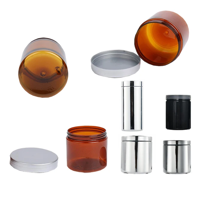 Оптовая продажа, прозрачная пластиковая банка для печенья с крышками, 300 мл, 500 мл, 1000 мл