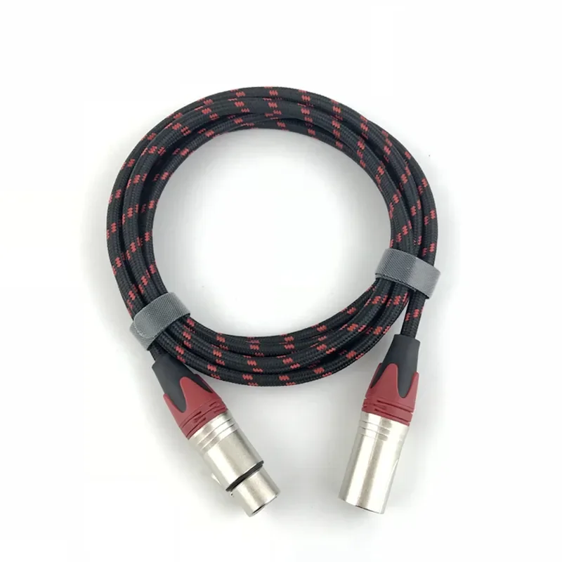 Factory OEM 1m 2m 3pin 5Pin XLR Male to Female Cable Connector 22 AWG OFC with low noise Wire speaker Microphone DMX Xlr Cable