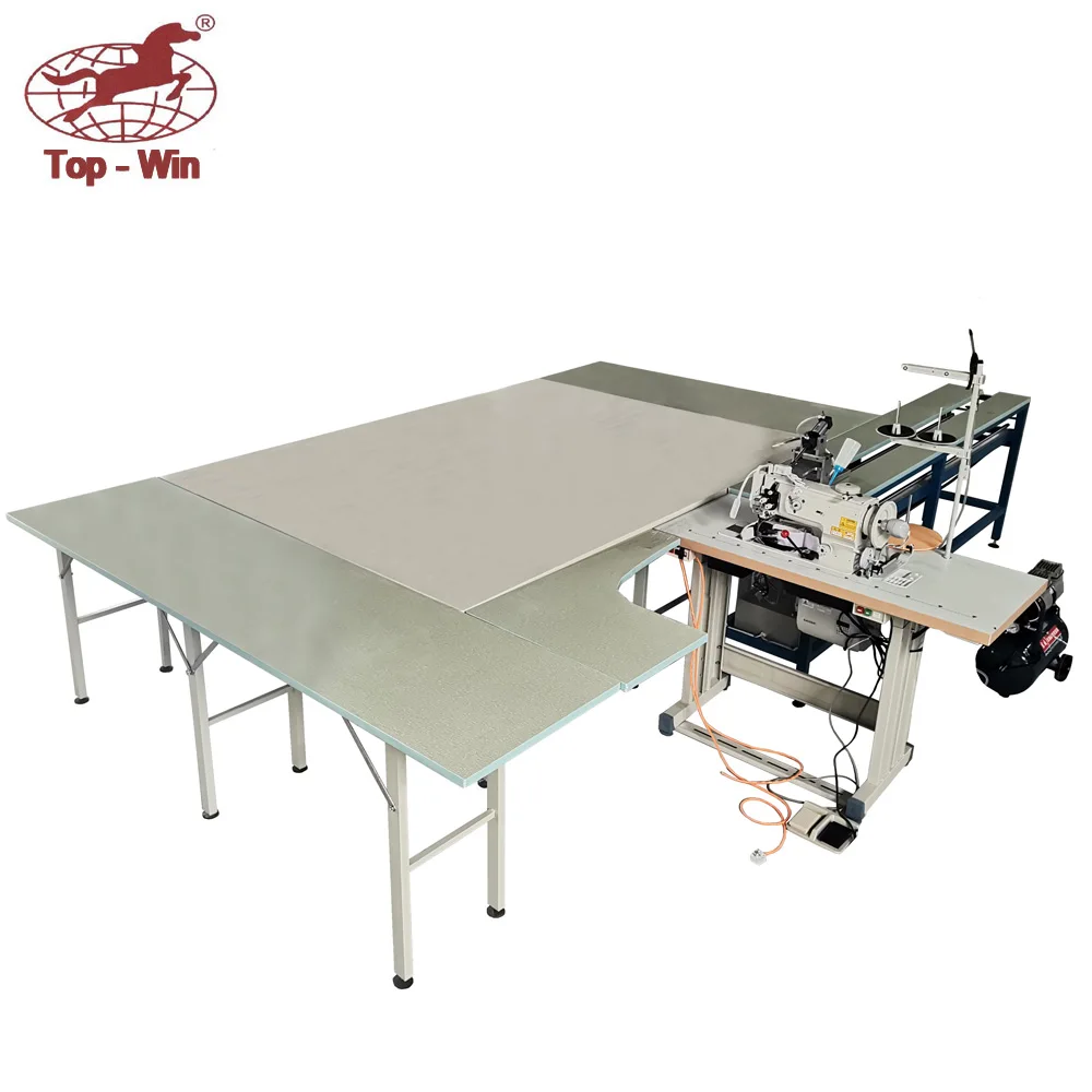 Одиночная игла для подшивки одеял сверхмощная комбинированная швейная машина LOCKSTITCH