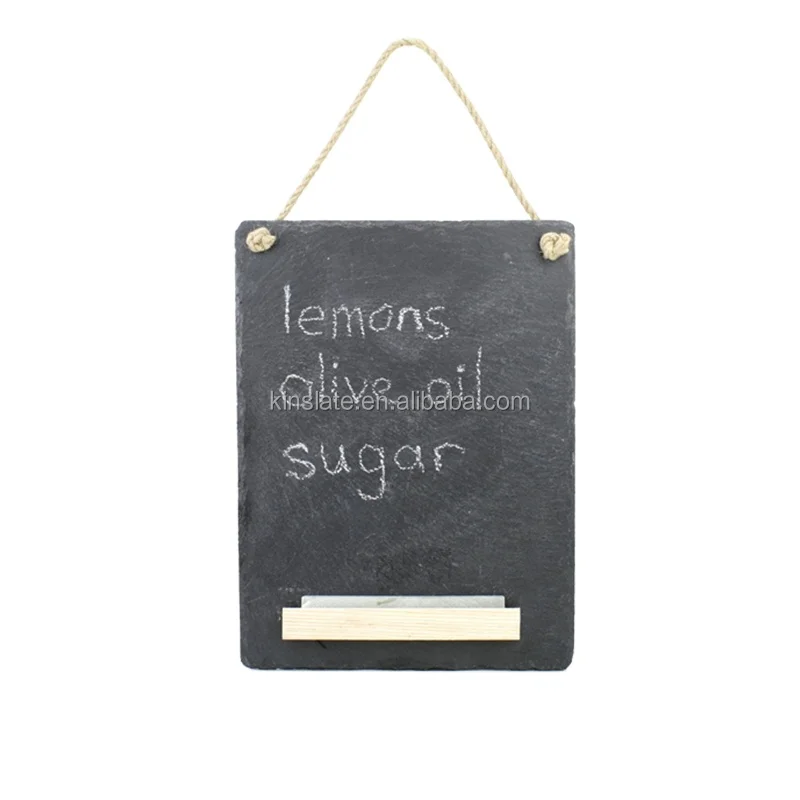 nature black slate chalkboard for Restaurant and Hotel