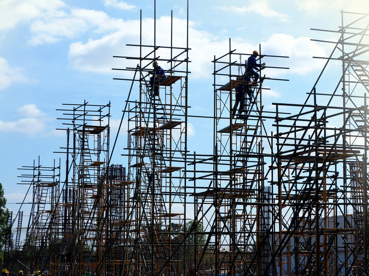 Professional Ringlock Aluminum Scaffold Construction All Round Layher Scaffolding System for Sale