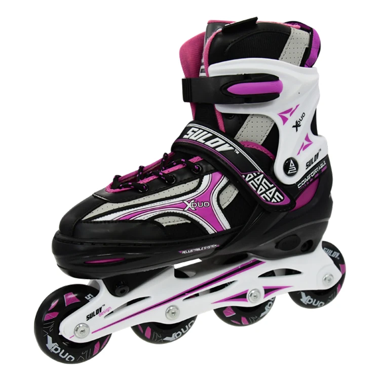 Outdoor ice skating boot shoes adjustable 2 in 1 hockey skate shoes professional roller skating shoes