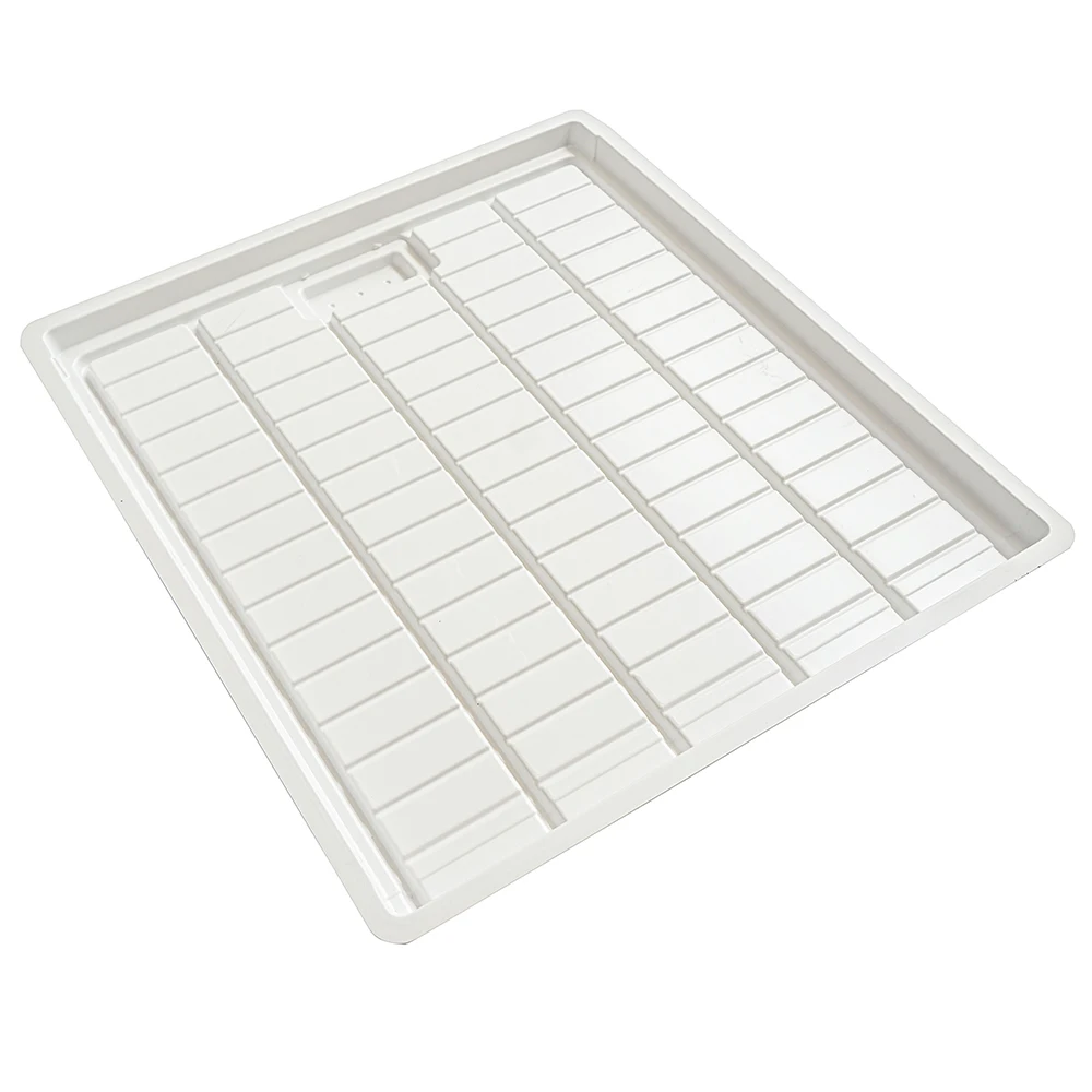 Greenhouse Agricultural Hydroponic Growing Tray Custom Black White ABS HIPS Plastic Waterproof Planting  tray