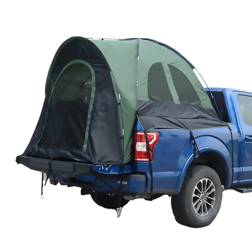 Green Pickup tent roof tent marqueet tenda waterproof carpas car rear awning camping supplies folding custom foldable