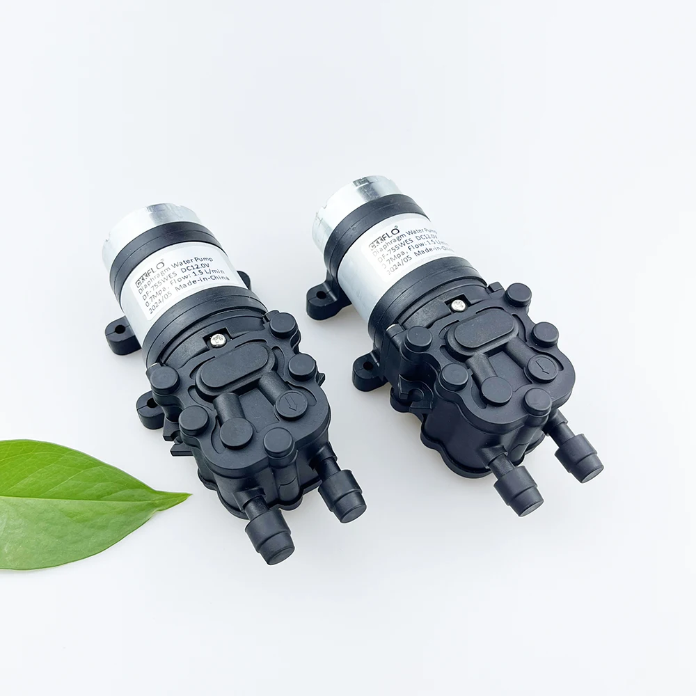 DF755WES Food Grade High Pressure Micro Diaphragm Water Pump 5bar/7bar/10bar DC12V/24V