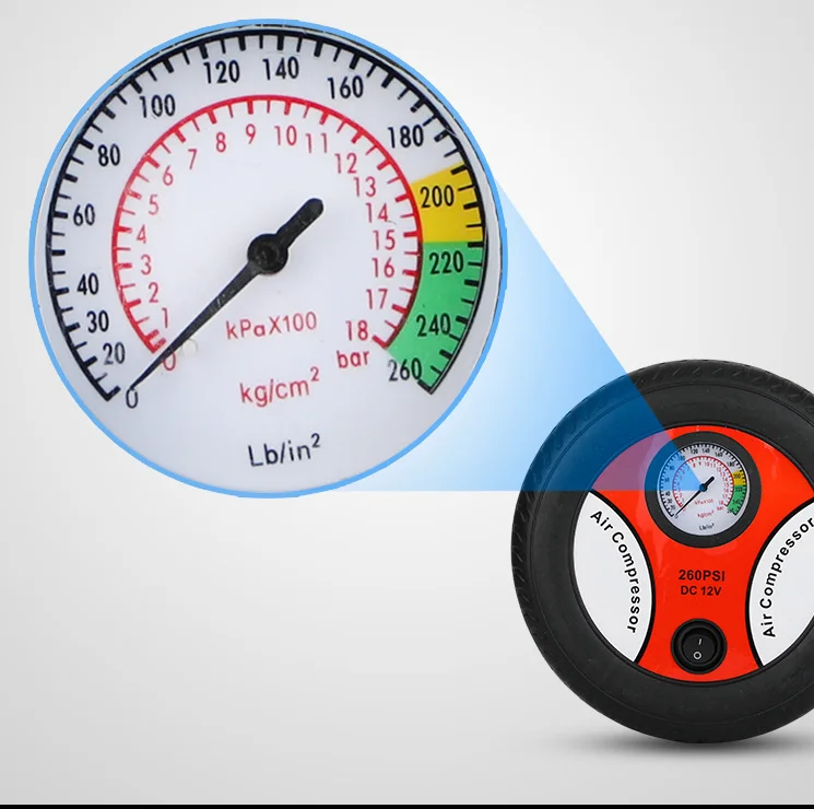 Hot Sale Air Compressor Tire Inflator 12V DV Car Pump For Bicycle and Other Inflatables Portable Air Pump Easy to Carry
