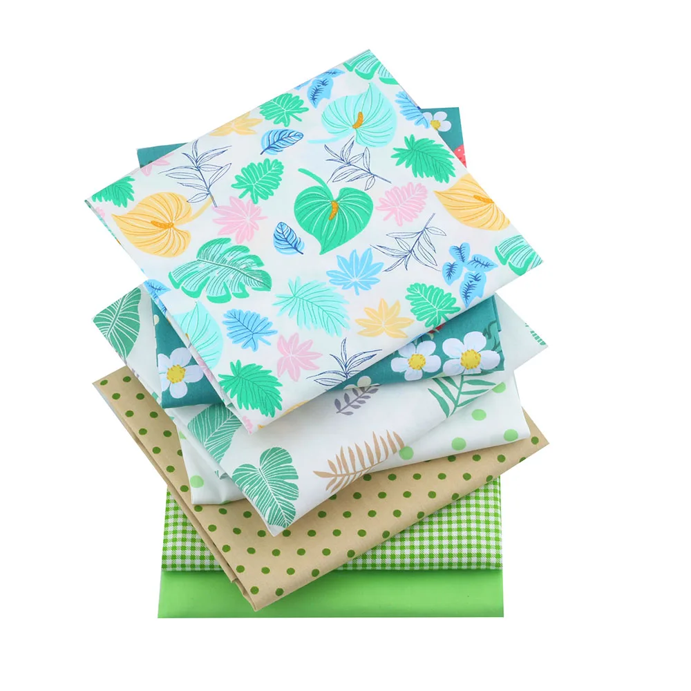 Natural style floral print 100% cotton patchwork DIY sewing cloth