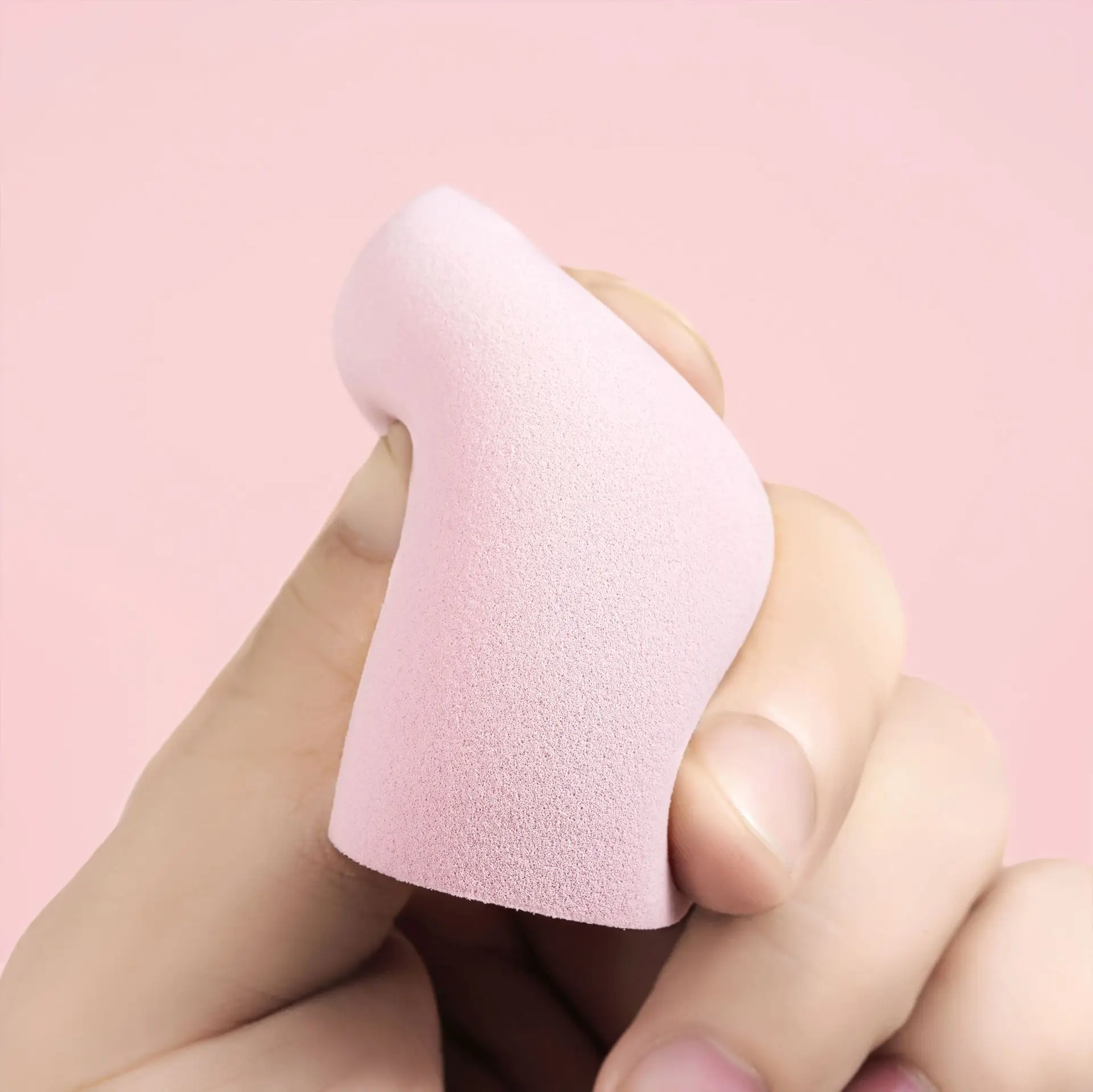 Large 4_6A Latex-free  Powder Puff Water Drop Gourd Oblique cut Powder Puff Washable Powder Puff Cotton Cosmetic makeup sponge