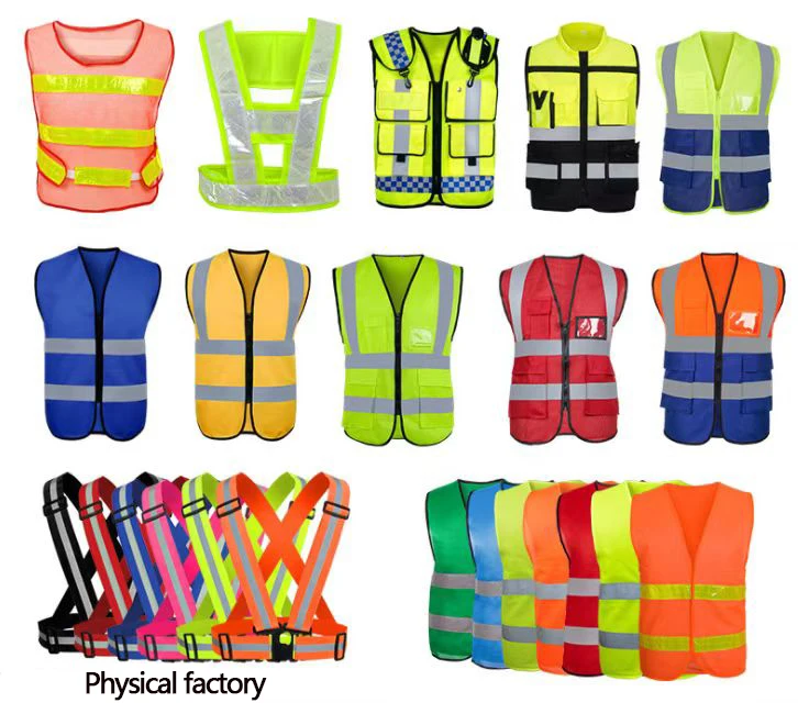 Wholesale Custom Reflective Led Security Engineer Work Construction Safety Vest With Logo