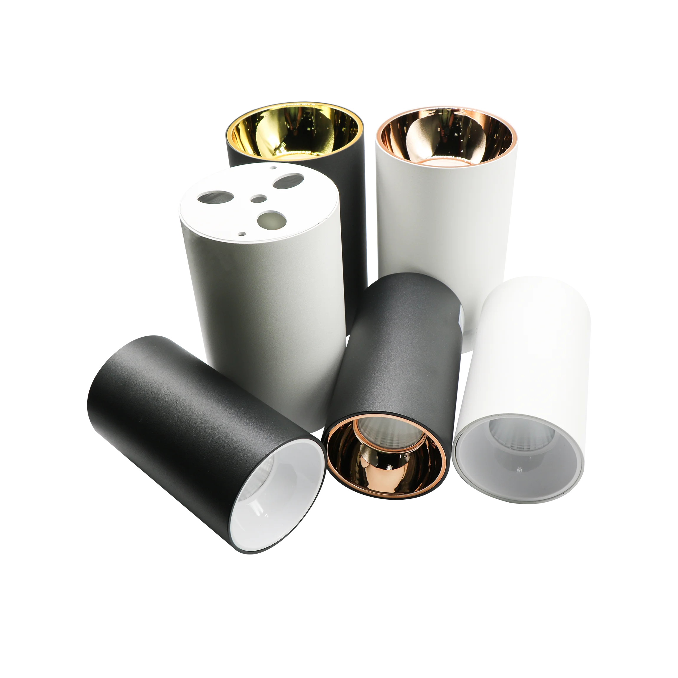 New Design Dimmable Spotlights Led Ceiling Spot Led Recessed Surface Downlight Aluminum Modern Nordic Light 80 Surface Mounted