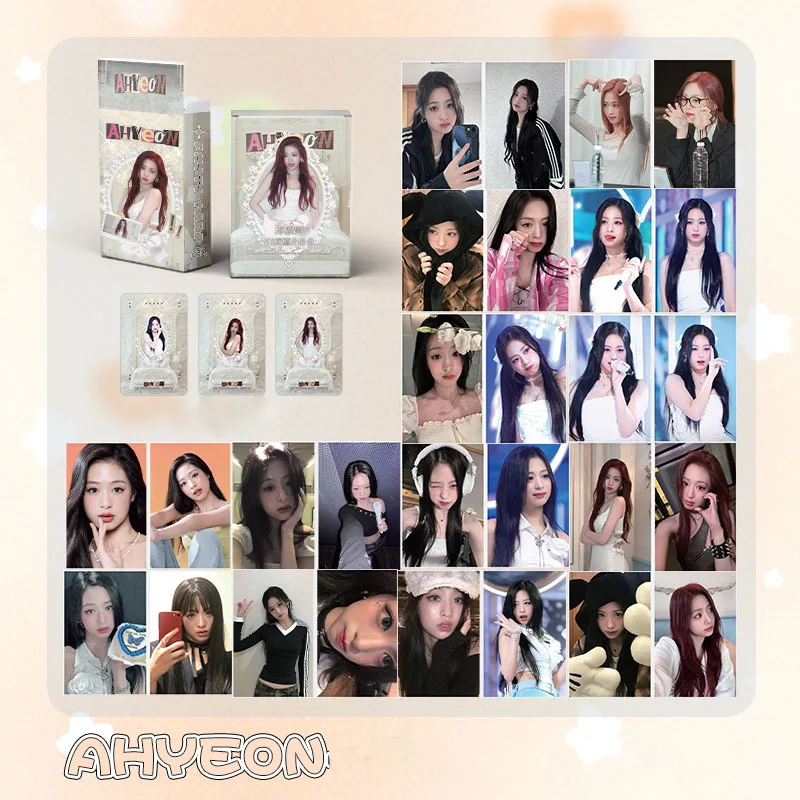 50Pcs/Set KPOP Babymonster Personal Laser Lomo Cards Pharita ASA Chiquita Rora Ruka Ahyeon Rami Selfie Photocard Fans Collection