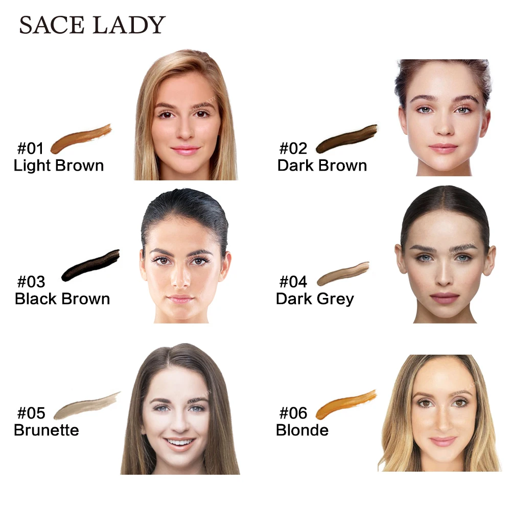 SACE LADY SL331 6ml Waterproof Long Lasting eyebrow gel eyebrow tint eyebrow gel private label