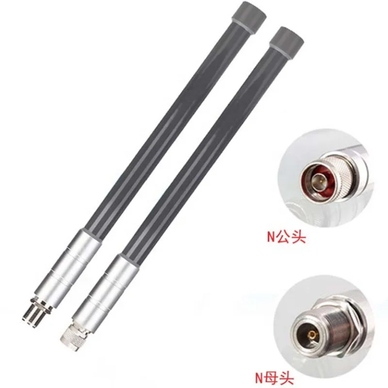 Fiber Glass Steel antenna Kit for Helium hotspot customization 868 MHz 915 MHz type N mother connector color grey antenna