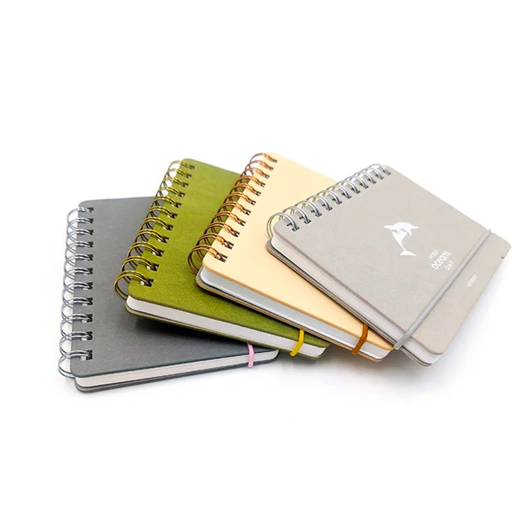 Милый дневник журнал на заказ планировщик печать переработка крафт-бумаги карманный блокнот со спиральным переплетом с эластичной лентой