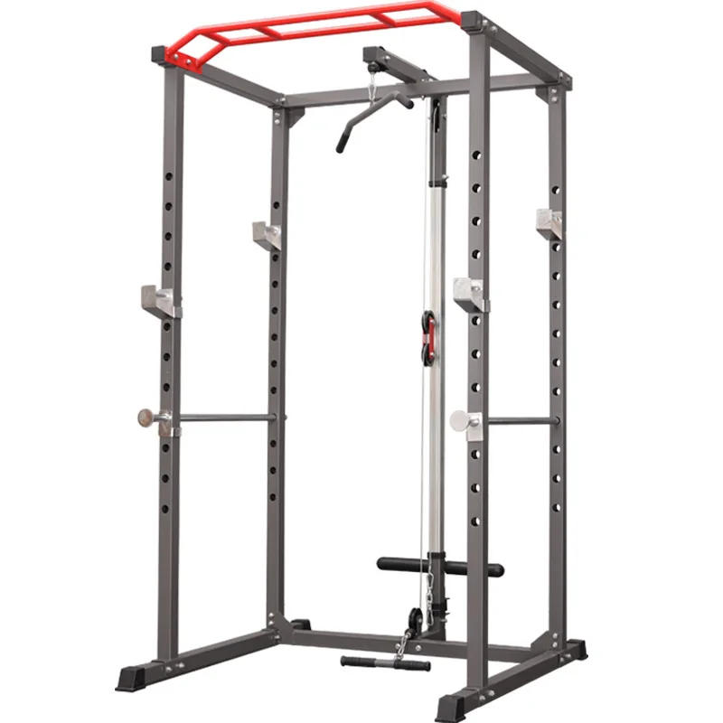 Home Smith machine Multi - function fitness rack gym fitness equipment high power stand power rack with spare parts