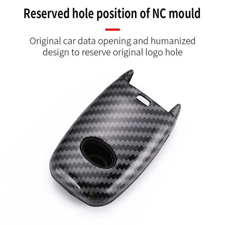 NEW 3 4 Buttons Carbon Fiber Car Remote Smart Key Case Cover For KIA Rio Rio5 Sportage Ceed Cerato K3 KX3 K4 K5 Sorento Optima P