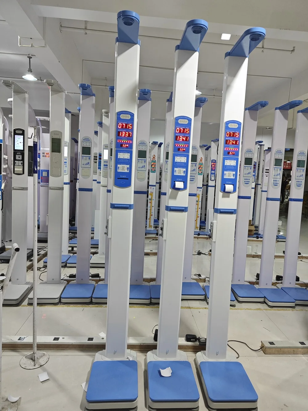 coin vending ultrasonic sensor bmi height weight machine , weight and height measuring machine