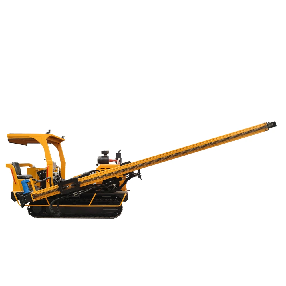 Hot selling high quality solar powered pile driver crawler pile driver with 6 meter column for construction industry easy tp use
