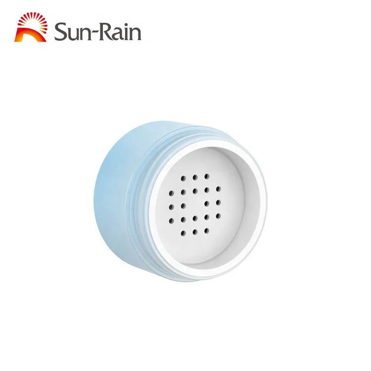 High Quality Manufacturer PET Cosmetic Cream Jar Wholesale Luxury 50g Petg Cosmetic Loose Powder Jar With Sifter