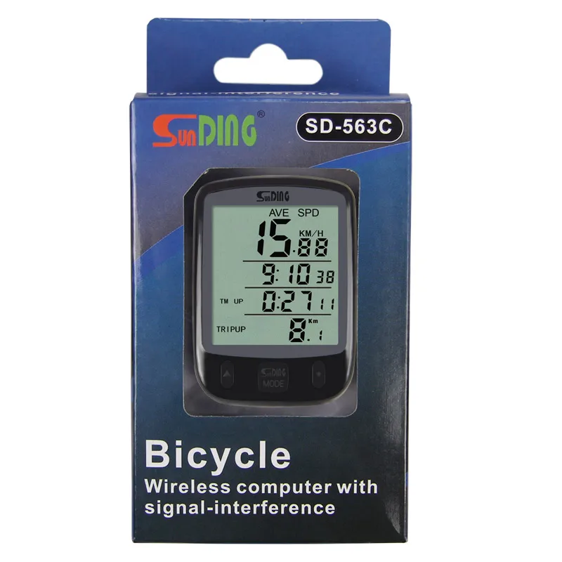 Sunding digital wireless exercise gps bike cycling bicycle computer gps cycle wireless waterproof bike bicycle computer