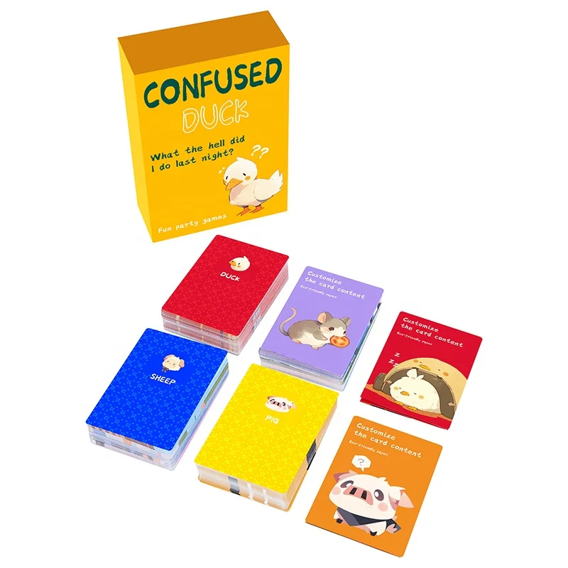 Factory CUSTOM CARD interactive board game sets including a full set of game cards and accessories