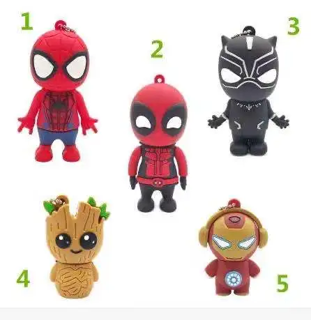 OEM wholesale 3D cartoon pvc USB flash drive custom logo USB memory stick high speed 2.0/3.0 8GB 16GB 32GB 64GB 128GB cute U dis