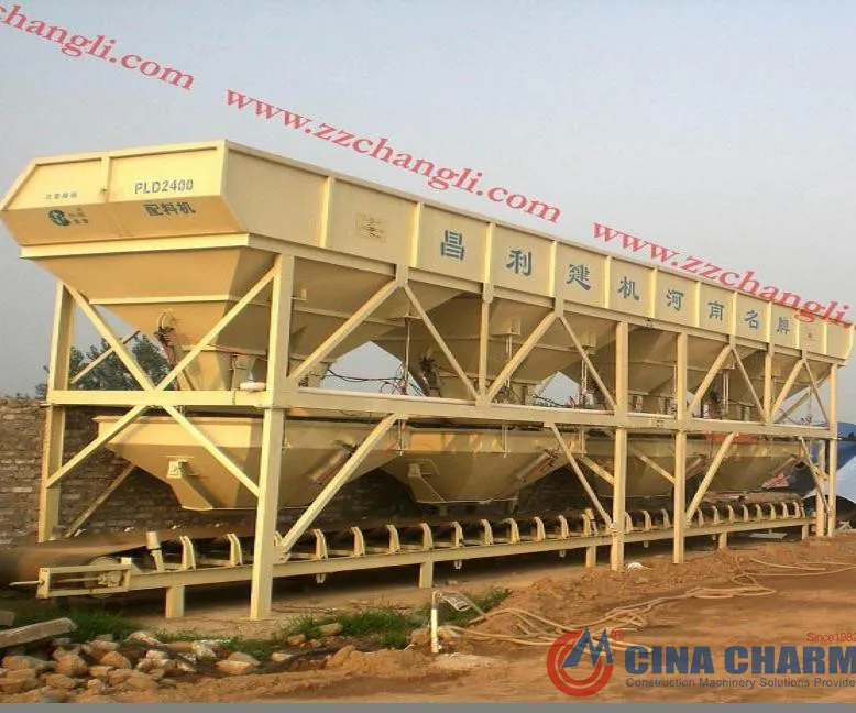 PLD Series Concrete Batching Machine  PLD2400 Concrete Mixing Plant Component Concrete Weighing Machine