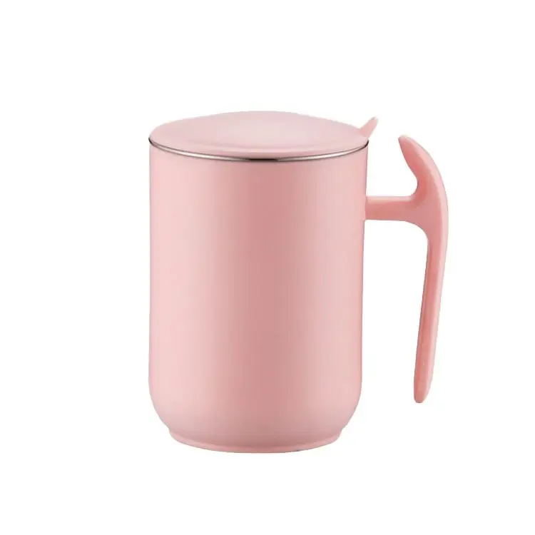 Drinkware Mugs Coffee Mug Cup Warmer Coffee Cup Metal Reusable Pink Coffee Cup