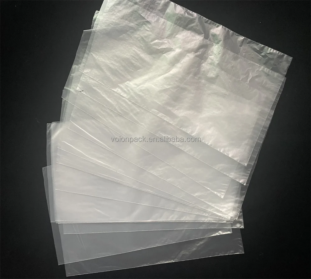 Eco-Friendly 100% CPE Material Plastic Carry Bag with Open Flat Factory Direct for Clothing & Garbage Packaging Bag