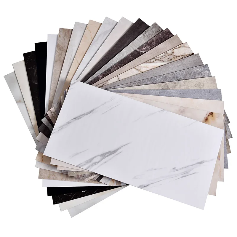 Self Adhesive Floor Tile 24 x12 Inch Waterproof Vinyl Flooring Tile Peel and Stick Floor Vinyl Sticker Tiles Sheet