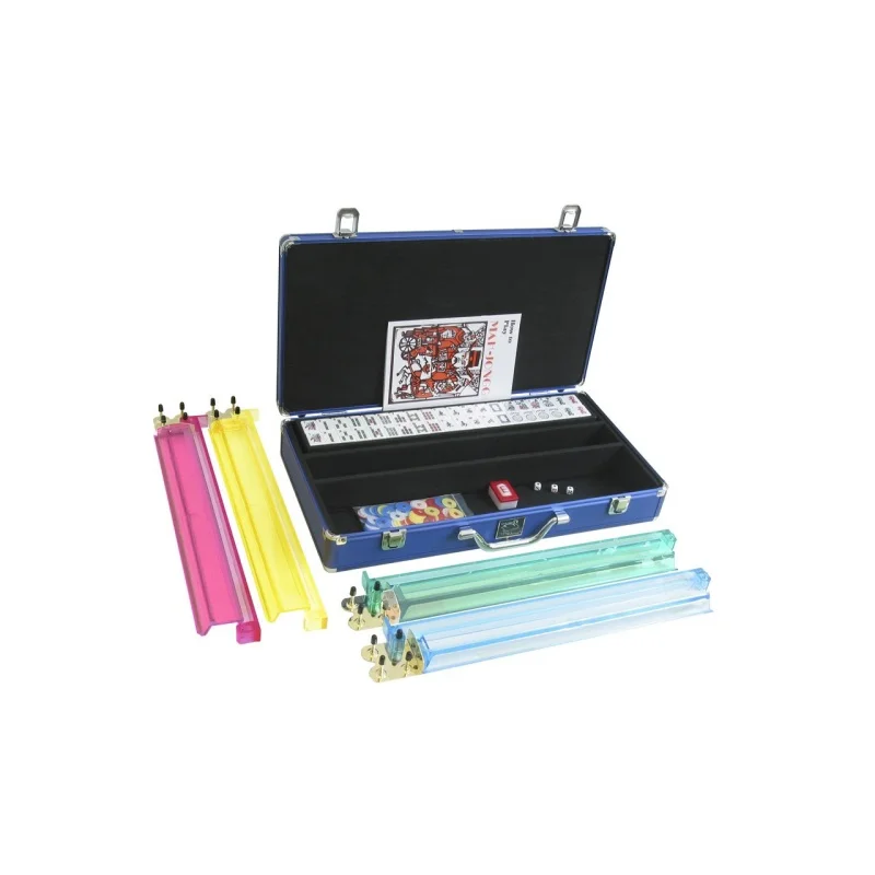 Travel Set Mahjong Suitcase Custom Wholesale Aluminum Alloy Trunk for 144/160/156 Mahjong Set Lock Closure