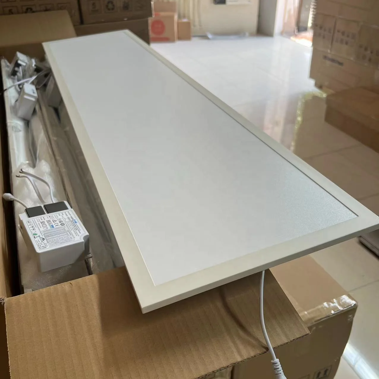 30x120 1200x300 300x1200 led flat light panel recessed ceiling panel light 40w slim frame back-lit panel for suspending install
