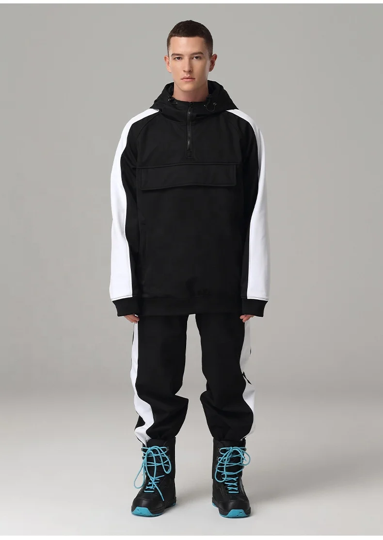 
Waterproof Snowboard Jackets Pants Snowsuits Hooded Ski Wear Hoodies Snowboard Jackets & Coat 