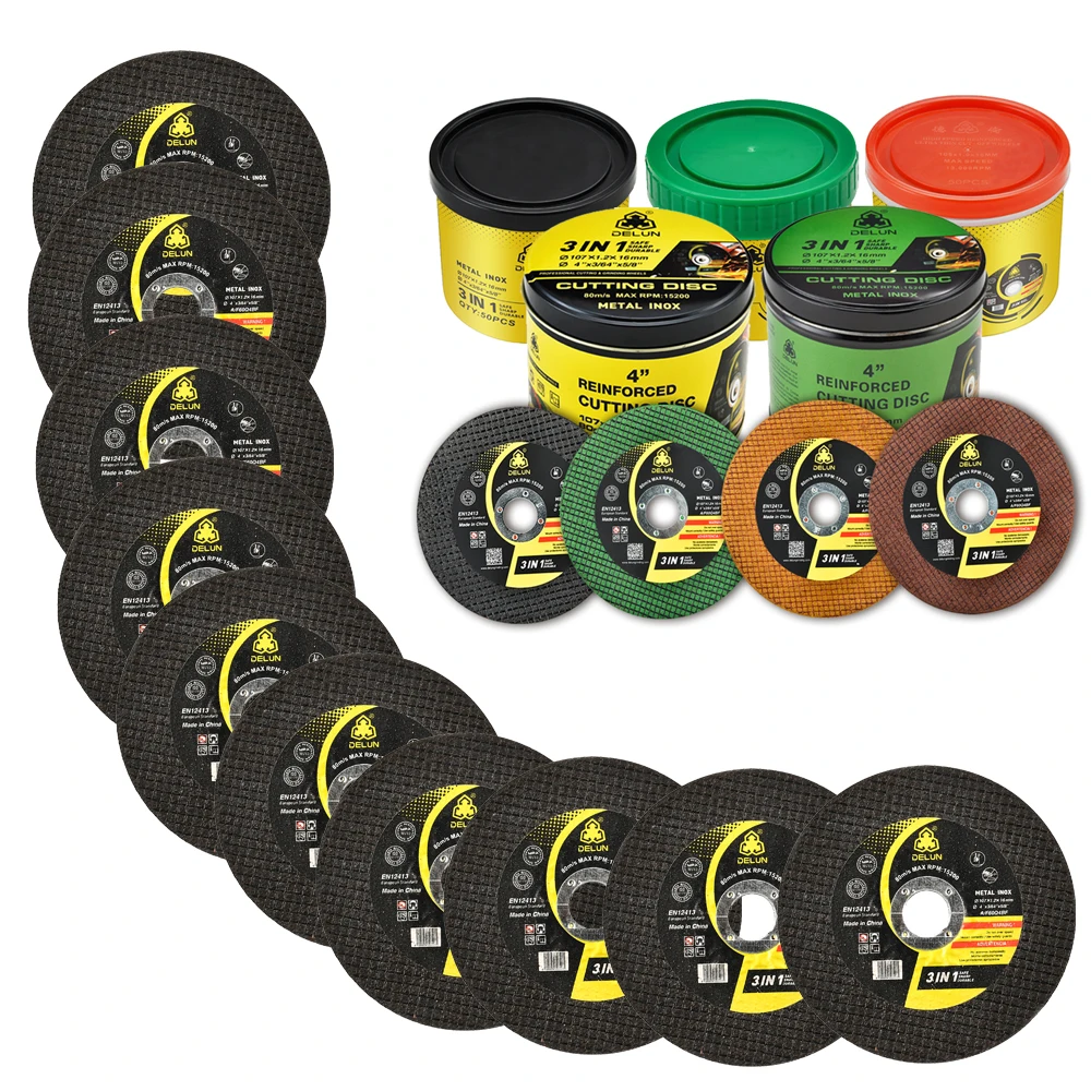 Делун Высокое качество нового продукта 4 дюймов режущие колеса изготовления на заказ металлические тормозные колодки для дисковых от китайского производителя