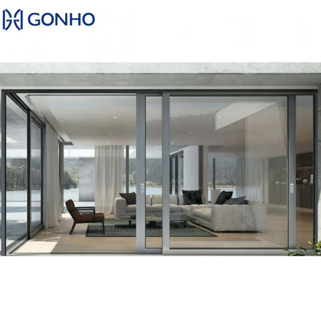 Gonho Automatic Sensor Sliding Door for Shopping Mall Customizable Comercial Automatic Sliding Door