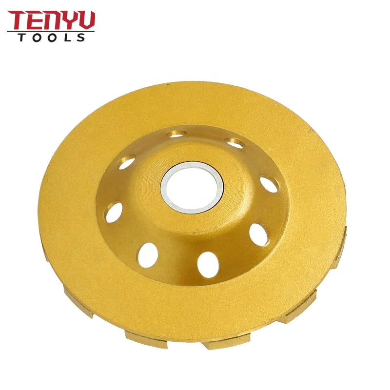 4 Inch Concrete Diamond Cutting Cup Grinder Stone Sanding Blade Grinding Wheel Disc for Angle Grinder