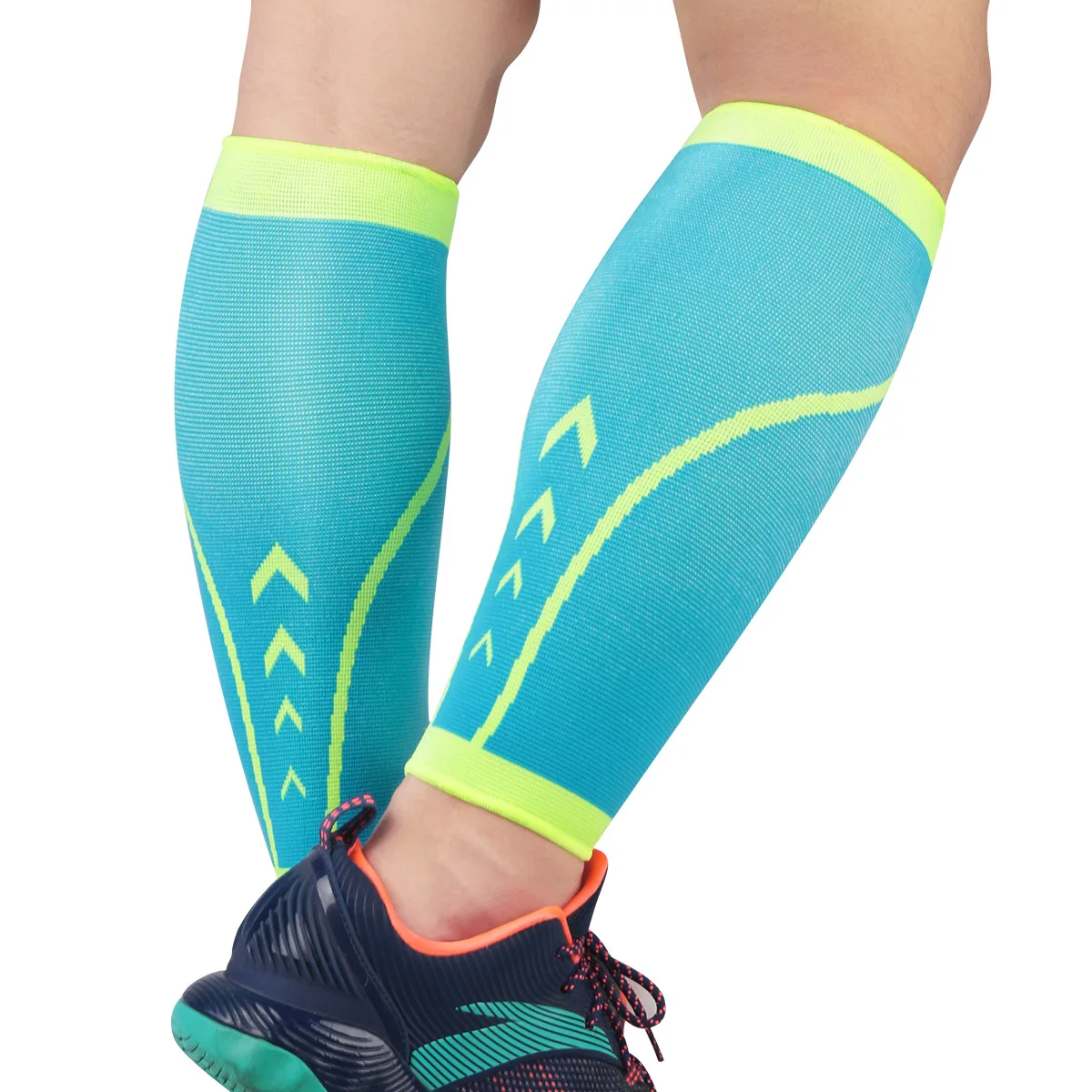 custom logo medical copper calf leg knee support sport compression long sleeve