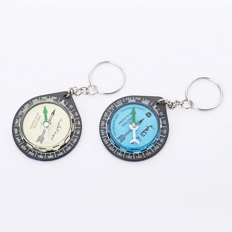 Promotion Muslim Keychain Compass Plastic Portable Compass Factory Wholesale Cheap Oily Compass