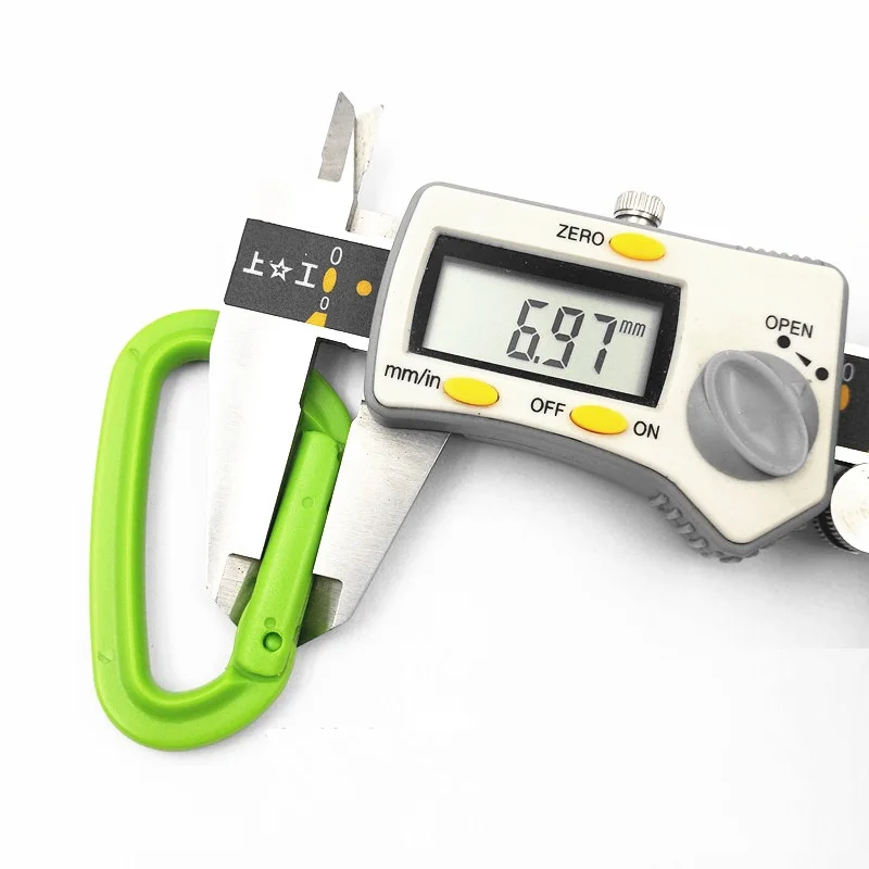 ABS Custom Buckle Hook Strong Plastic Clasp Clips Portable D-shaped Carabiners