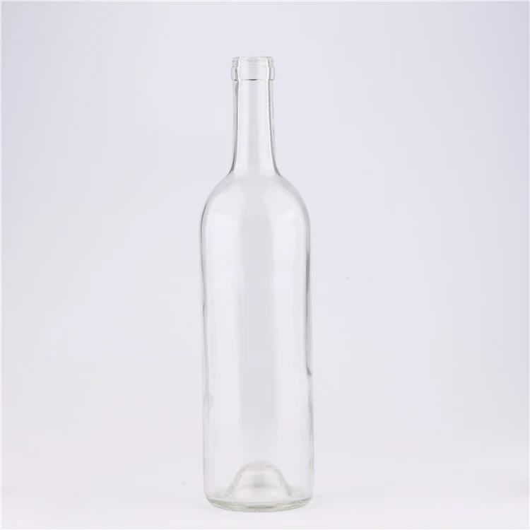 
Clear Glass Red Wine Bottle Empty Wine Bottle with Cork /Screw top 
