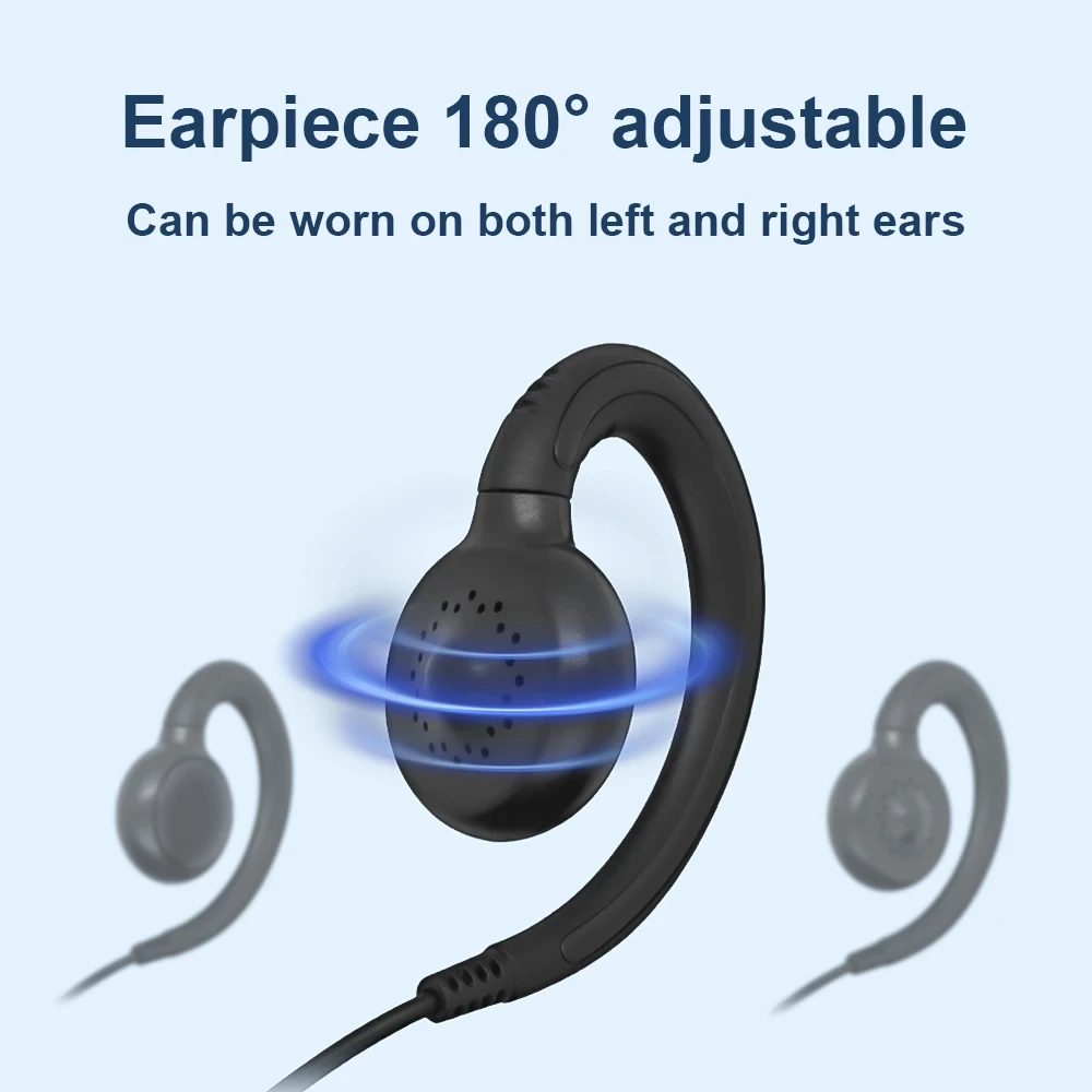 Baofeng earphone headphone for walkie talkie Baofeng Wireless G-shape earpiece Headset with PTT for uv5r uv-82 hands free